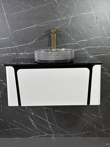 Тумбы для ванны: Тумба для ванны, Новый, С раковиной, МДФ, Бесплатная доставка, цвет - Коричневый — 13