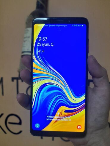 işləmiş soyducu: Samsung Galaxy A9, 128 GB, rəng - Mavi, Barmaq izi