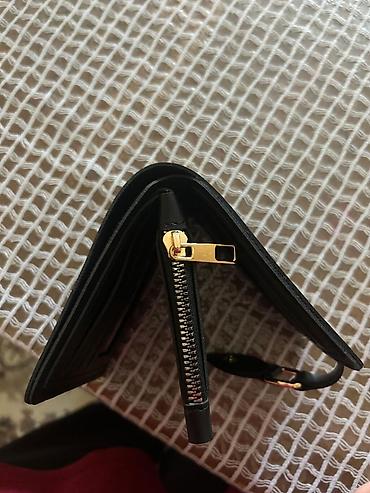 Portmone, pulqabıları: Qara rəngli kompak tərzli pul kisəsi - Material: hamar teksturalı — 6