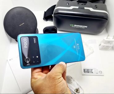 Poco: Poco X4 Pro, Б/у, 256 ГБ, цвет - Синий, 2 SIM, 1 SIM, eSIM — 16