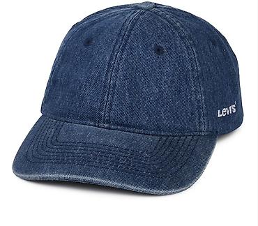 online geyim: Levi’s denim beysbol papağı - Material: klassik mavi rəngdə denim — 3