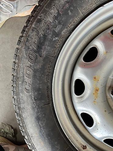 болон 13: Колеса в сборе 165 / R 13, Лето, Б/у, Запаска, Легковые, Железные, отверстий - 4 — 6