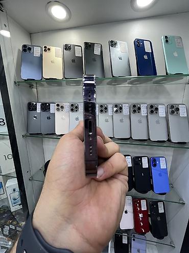 14 pro kabro: IPhone 14 Pro, 512 GB, Deep Purple, Zəmanət, Kredit, Simsiz şarj — 3