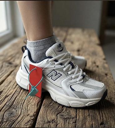 ağ ayaqqabı: New Balance kişi/qadın idman ayaqqabısı - Model: Yastı reliyefli — 1