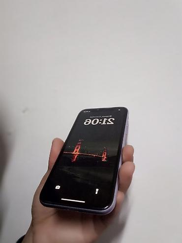 Смартфон Apple iPhone 11, фиолетовый Арты крышкасында сынык бар камера
