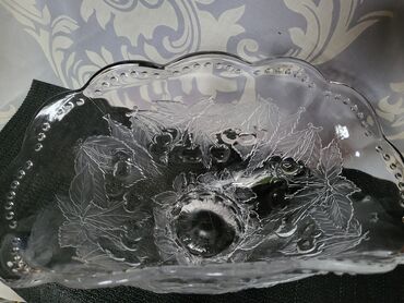 Činije: Cinija za voce za na sto,pun rad iz 70ih.god. Cinija za voce,sa mat — 11