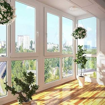 Панорамное остекление балкона/лоджии ПВХ - Современные пластиковые