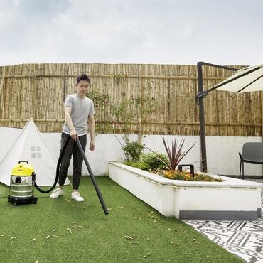 Строительные пылесосы: Karcher WD 1s пылесос для сухой и влажной уборки новые в наличии — 7