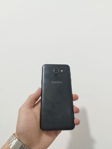 Samsung: Samsung Galaxy J6 2018, 32 GB, rəng - Qara, Düyməli, Barmaq izi