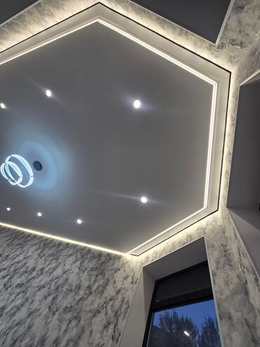 Потолочные работы: Монтаж потолков, Монтаж потолочных плинтусов | Многоуровневый | Багет Больше 6 лет опыта — 6