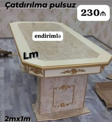 Masalar: ⚜️ KLASSİK Tumbalı masa Qiymət : 230₼