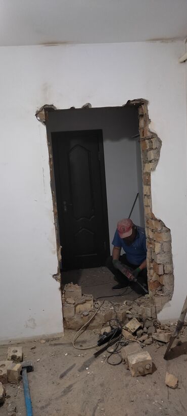 Строительство и ремонт: Проём для двери Проем для окон Эшикти чонойтобуз Демонтаж перегородки