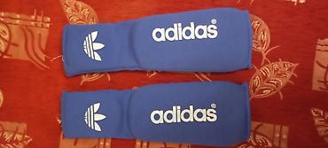 Ортезы: Adidas dizliklər (cüt) - Rəng: mavi - Üzərində “adidas” və Trefoil — 1
