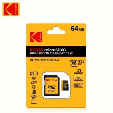 Yaddaş kartları: 🟠"KODAK" Micro SD (TF Card) | Memory Card | Yaddaş karti ⭐️Bakida ən