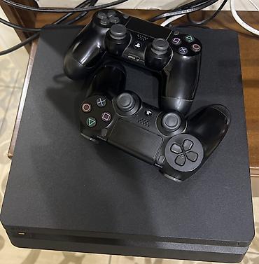 oyun hesap satın alma: PlayStation 4 slim və 4 adəd oyunlar ( Hitman 3 GTA 5 Watch dogs — 1