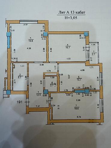 Продажа квартир: 3 комнаты, 100 м², Элитка, 13 этаж, Евроремонт — 12
