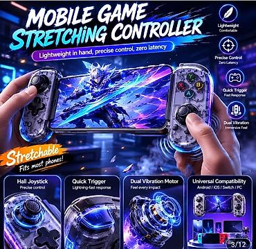 baseus gamepad: Mini teleskopik gamepad BSP-D6 Satılır professional teleskopik qeympad — 4