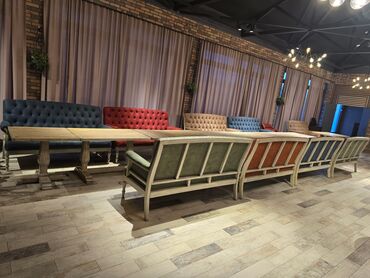 Sifarişlə restoran üçün masa və oturacaq dəstləri: Stullar ilə, Kvadrat masa, 2 nəfər — 11