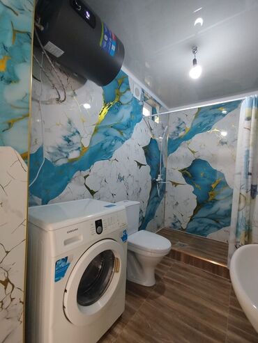 долгосрочная аренда домов в алматы без посредников: 42 м², 2 комнаты, Утепленный, Евроремонт, Парковка