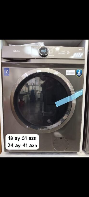 Paltaryuyan maşınlar: Paltaryuyan maşın Samsung, 8 kq, Yeni, Avtomat, Qurutma var, Kredit var, Pulsuz çatdırılma — 10