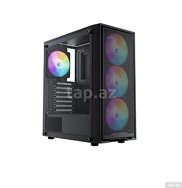✔️ 4 RGB fan ✔️ Temperli yan şüşə ✔️ ATX / mATX / Mini-ITX dəstəyi ✔️