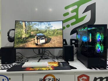 masaüstü kompüter qiymətləri: Əla fürsət cəmi 1750azn Gaming PC+Monitor 32inc • Ryzen 5 3600 • RX