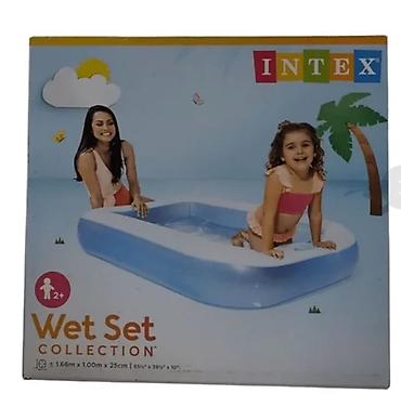 Бассейны: Надувной детский бассейн Intex Wet Set Collection - Размеры: 166 × — 2