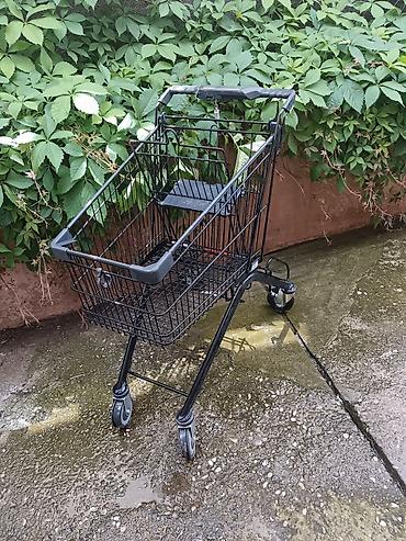 stilsko: Metalna korpa/kolica za kupovinu – kompaktni model za prodavnice i — 2
