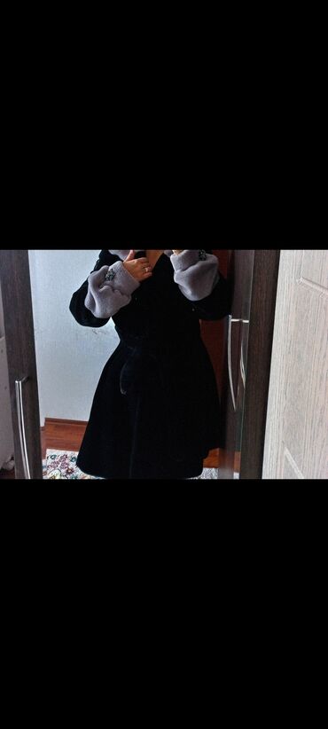 Пальто: Пальто A-Dress, XL (EU 42), цвет - Черный