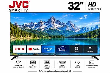 video mixer: JVC 32" (82 sm) Smart TV – HD 1366×768 - Ekran: 32 düym / 82 sm, HD — 2