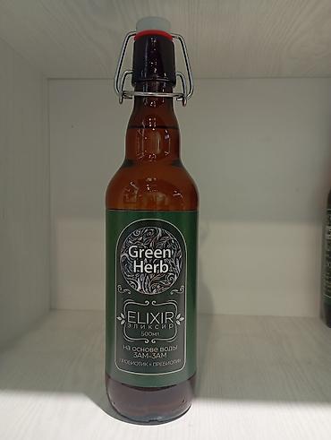 куплю кремний: Набор товаров для здоровья и ухода: 1) Green Herb Elixir, 500 мл - — 3