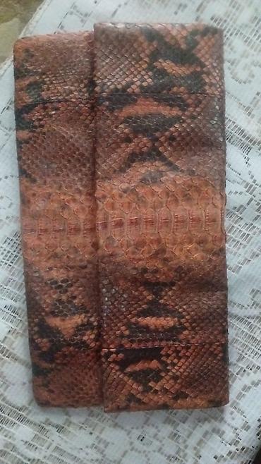 Çantalar: PUNTO Leather & Fur aksesuarı – ilan naxışlı, dəri teksturalı — 1