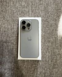 Apple iPhone: IPhone 15 Pro, 256 GB, Natural Titanium, Zəmanət, Sənədlərlə — 4