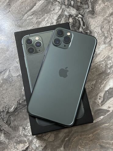 ipod nano 3: IPhone 11 Pro, Колдонулган, 64 ГБ, Alpine Green, Куту, 71 %