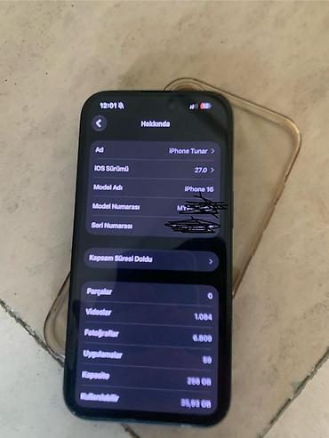 33w adapter: IPhone 16, 256 GB, Qara, Simsiz şarj — 7