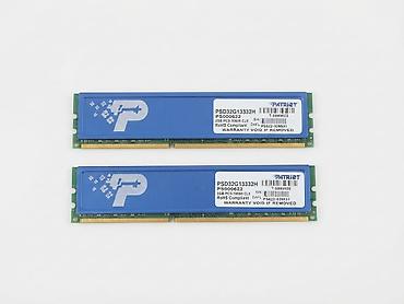 Operativ yaddaş (RAM): Patriot RAM 4GB DDR3

Patriot RAM 2+2=4GB DDR3 — 2