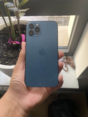 iphone 7 r sim: IPhone 12 Pro, Колдонулган, 128 ГБ, Pacific Blue, Каптама, Коргоочу айнек, 76 %
