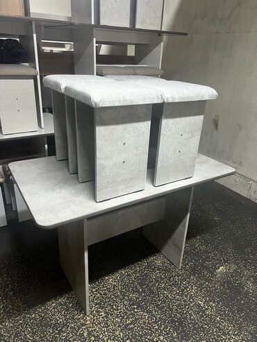 Кухонные столы и стулья: Кухонный стол и стул, Новый — 8