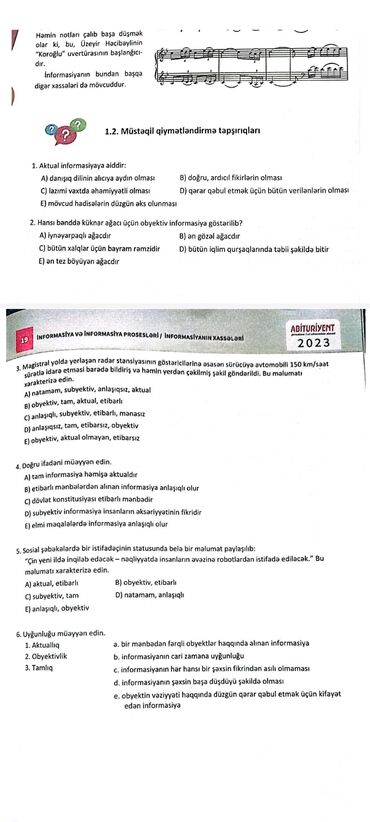 tqdk mentiq testleri pdf yukle: Bu material imtahanlara hazırlaşmaq üçün nəzərdə tutulmuşdur. O