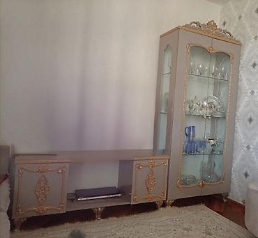 hacar desdi: Qonaq otağı üçün klassik dəst - Rəng: boz-bej tonlarında, qızılı — 1