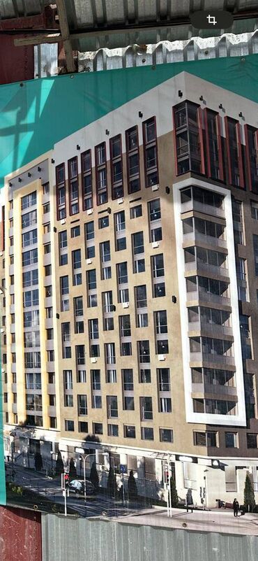 сдается 2 комнатная квартира в джале: 2 бөлмө, 52 кв. м, Элитка, 11 кабат, ПСО (өзү оңдоп түзөтүп бүтүү үчүн)