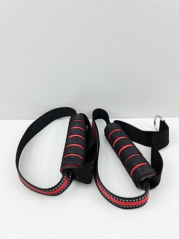 Спорт и отдых: №: 17489 Məhsulun adı: Pilates çubuğu, metal, qara/qırmızı Brend: No — 2