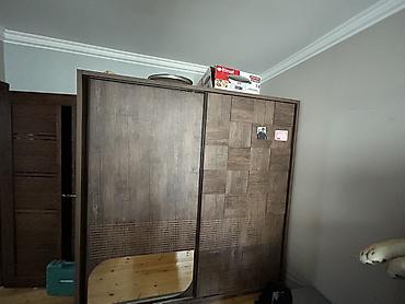 шкаф купе стенка: Taxta sürgülü şkaf - Material: ağac teksturalı laminat, tünd qəhvəyi — 1