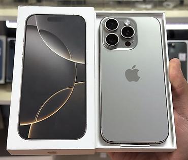 IPhone 16 Pro, 128 GB, Natural Titanium, Simsiz şarj, Face ID, Sənədlərlə lalafo.az -da IPhone 16 Pro, 128 GB, Natural Titanium, Simsiz şarj, Face ID, Sənədlərlə