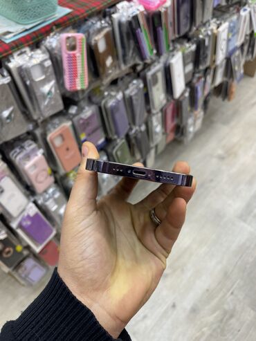 Apple iPhone: IPhone 14 Pro, 128 GB, Deep Purple, Zəmanət, Simsiz şarj, Face ID — 6