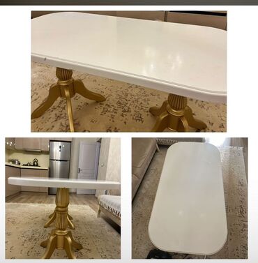 стеклянный журнальный стол: Гостиный стол, Нераскладной, Овальный стол