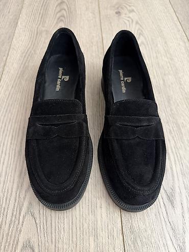 балетки черные: Лоферы, 36, Pierre Cardin, Новый, цвет - Черный, Бесплатная доставка, Самовывоз, Платная доставка — 1