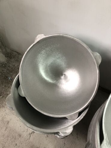 Казаны: Алюминиевые казаны (воки/тазы для плова и жарки) - Материал: литой — 6