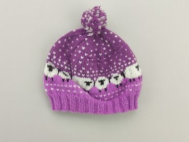 fioletowa czapka zimowa: Czapka, stan - Bardzo dobry