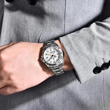 Ručni satovi: PAGANI DESIGN PD-1762 GMT -40mm -Bela- Rolex Explorer II Hom — 6